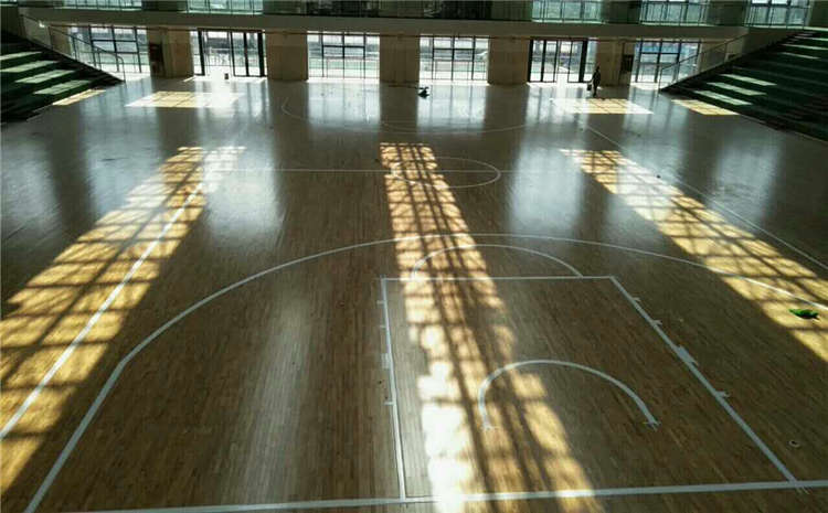 拼接板NBA籃球場木地板一般多少錢？