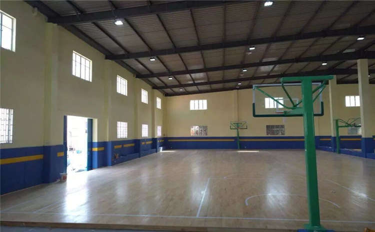 學校運動籃球地板單層龍骨結(jié)構(gòu)